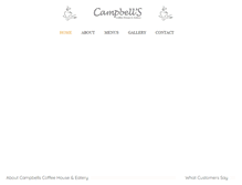 Tablet Screenshot of campbellscoffeehouse.com